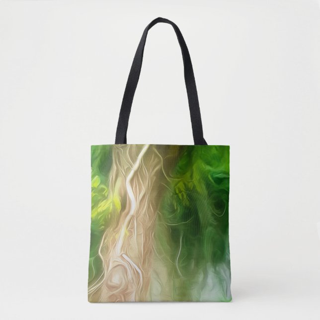 Tote Dream Light Green Tree Bag (Front)
