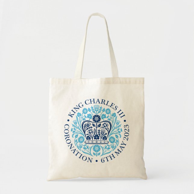 Tote for 2023 Coronation - Blue Bag (Front)