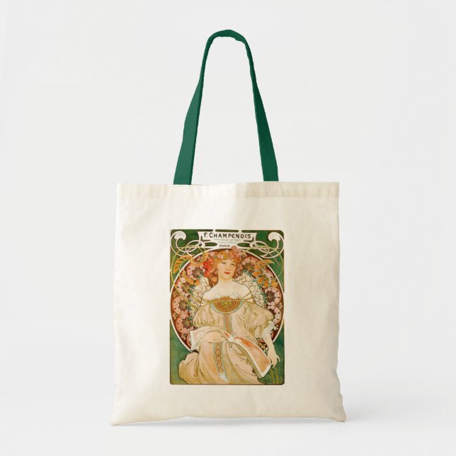 Tote:  Mucha - Champenois Tote Bag (Front)