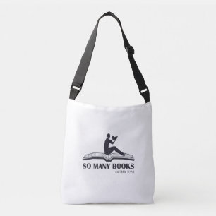 Tote - So many books so little time - male reading