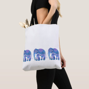 TOTE with an blue elephant
