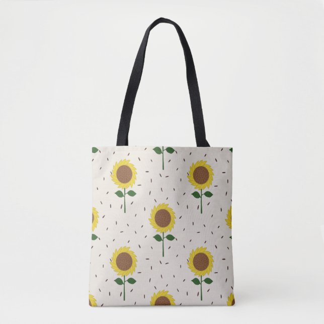 Tote with Sunflowers Bag (Front)