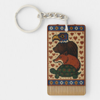 Totem Animal Beads Key Ring