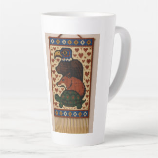 Totem Animal Beads Latte Mug