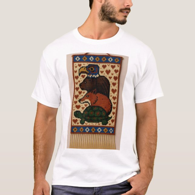 Totem Animal Beads T-Shirt (Front)