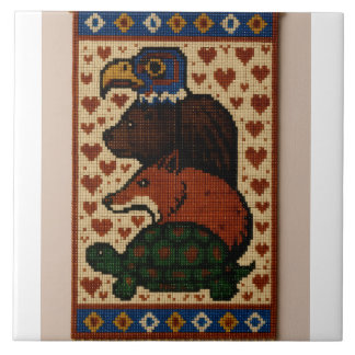 Totem Animal Beads Tile