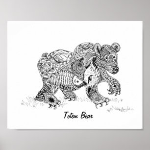 Totem Bear Print