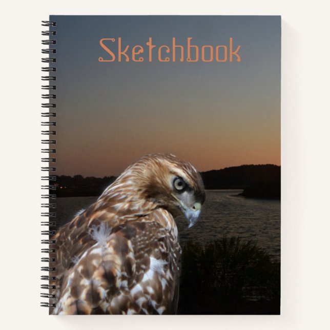 Totem Hawk Sketch Notebook (Front)
