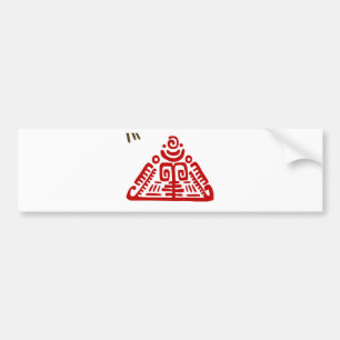 totem,mayan,tribal art,vector,magic,protective,old bumper sticker