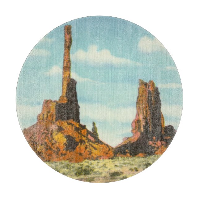 Totem Pole Cutting Board (Front)