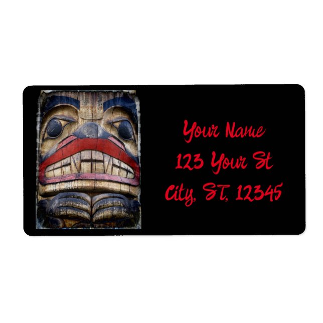Totem Pole Face Thunder_Cove (Front)