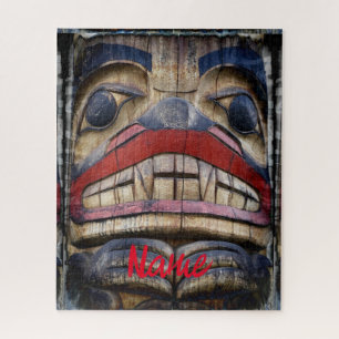 Totem Pole Face Thunder_Cove Jigsaw Puzzle