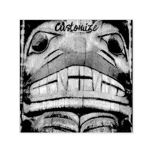 Totem Pole Face Thunder_Cove Self-inking Stamp