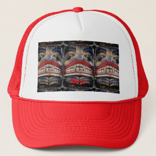 Totem Pole Face Thunder_Cove Trucker Hat