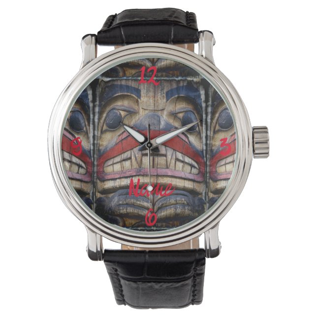 Totem Pole Face Thunder_Cove  Watch (Front)