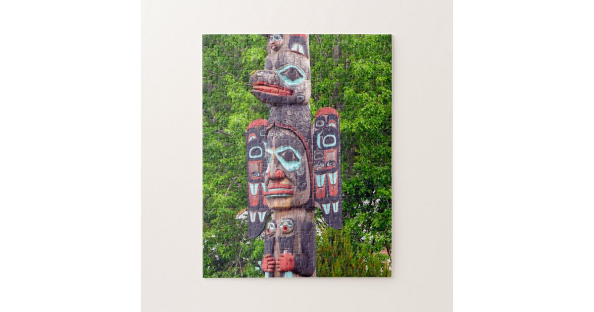 Totem Pole Jigsaw Puzzle | Zazzle