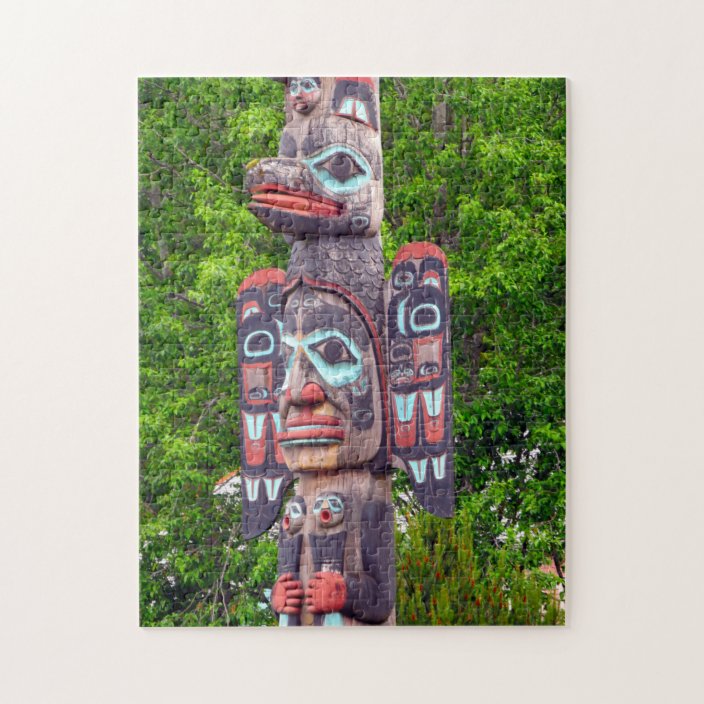 Totem Pole Jigsaw Puzzle | Zazzle.co.uk