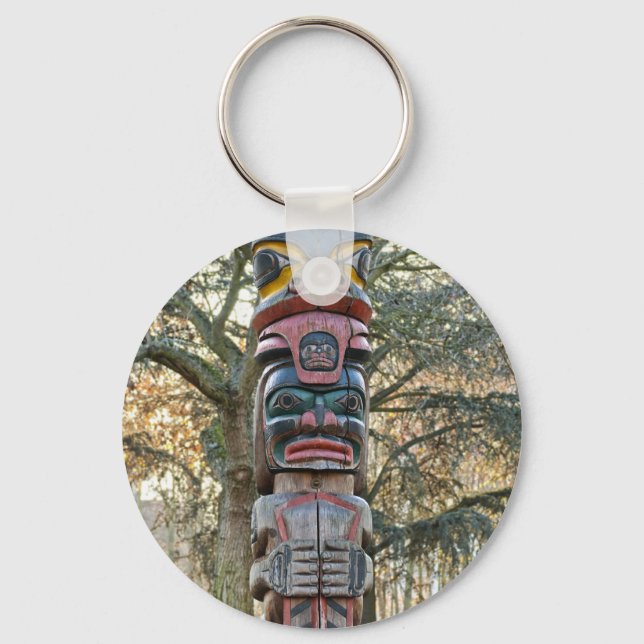 Totem Pole Key Ring (Front)