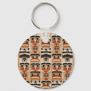 Totem Pole Key Ring