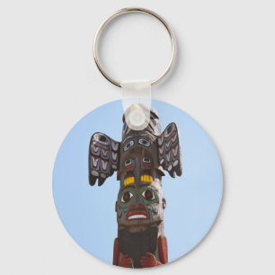 Totem Pole Keychain