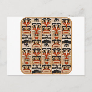 Totem Pole Postcard