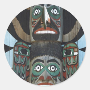 Totem Pole Sticker