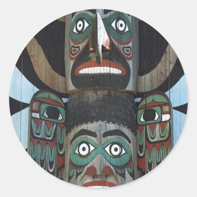Totem Pole Sticker (Front)