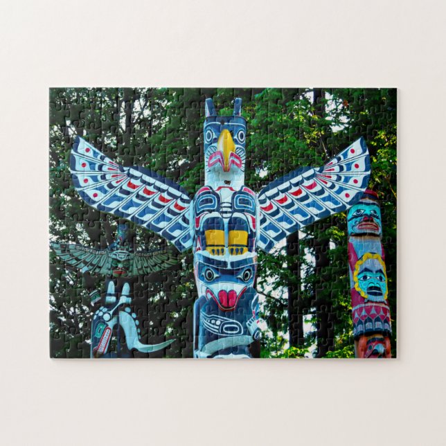 Totem Pole Vancouver. Jigsaw Puzzle (Horizontal)
