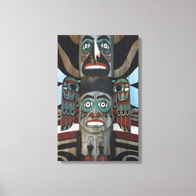 Totem Pole Wrapped Canvas (Front)