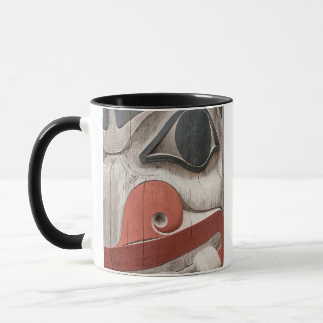 Totem poles at Haida Heritage Centre Museum Mug (Left)