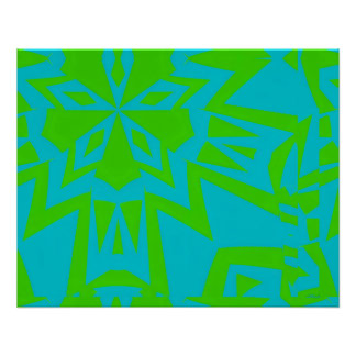 Totemly Abstract Poster