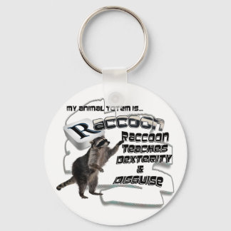 TOTEMS TOTEM RACCOON TEACHES DEXTERITY / DISGUISE KEY RING