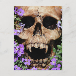 Totenkopf - Gothic / Postkarte Postcard