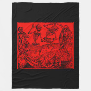 Totentanz / Dance of macabre Fleece Blanket
