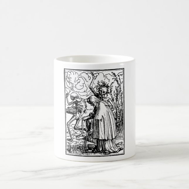 Totentanz, Dance of macabre (Holbein) Coffee Mug (Center)
