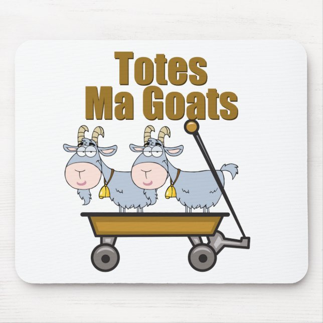 Totes Ma Goats Mouse Mat (Front)