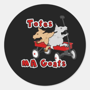 Totes MaGoats FunnY Goat Meme Classic Round Sticker