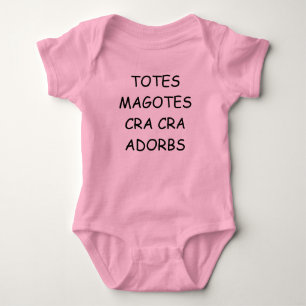 TOTES MAGOTES CRA CRA ADORBS BABY BODYSUIT