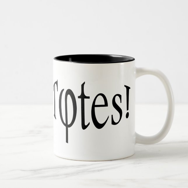 Totes! Two-Tone Coffee Mug (Right)