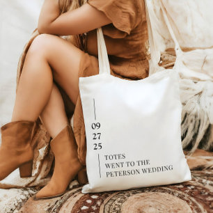 Totes Went to the Wedding Welcome Tote Bag