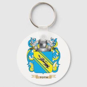Toth Family Crest (Coat of Arms) Key Ring