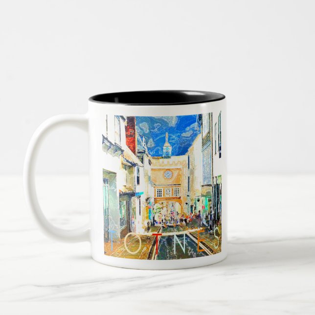 Totnes Two-Tone Coffee Mug (Left)