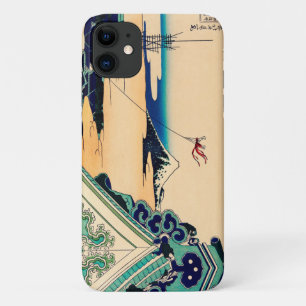 Toto Asakusa Honganji by Katsushika Hokusai iPhone 11 Case