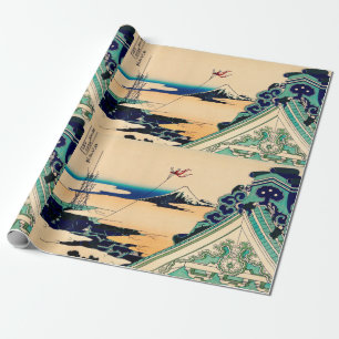 Toto Asakusa Honganji by Katsushika Hokusai Wrapping Paper