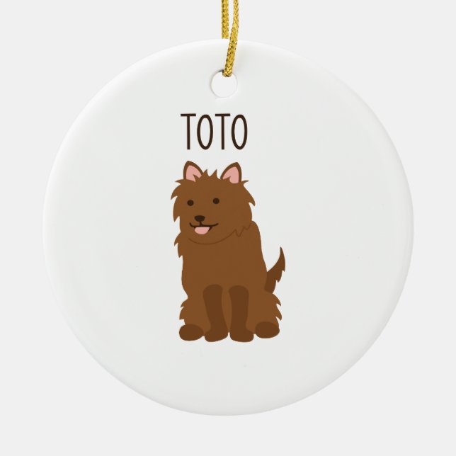 Toto Ceramic Tree Decoration (Front)