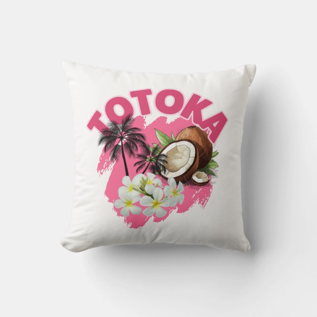 TOTOKA - Beautiful in Fijian Cushion (Front)