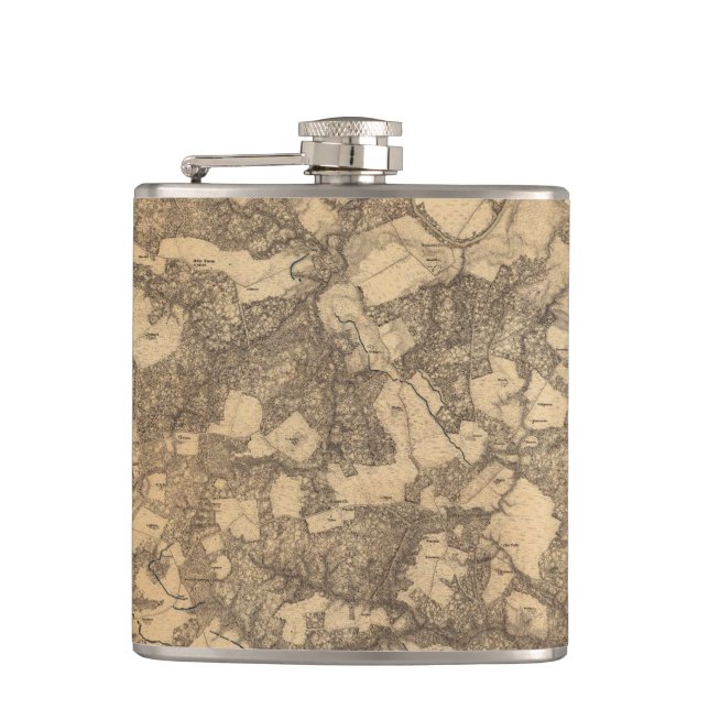 Totopotomoy, Virginia Hip Flask (Front)