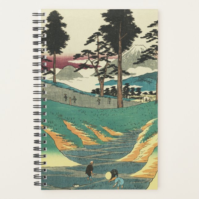 Totsuka, Japan: Vintage Japanese Woodblock Art Planner (Front)