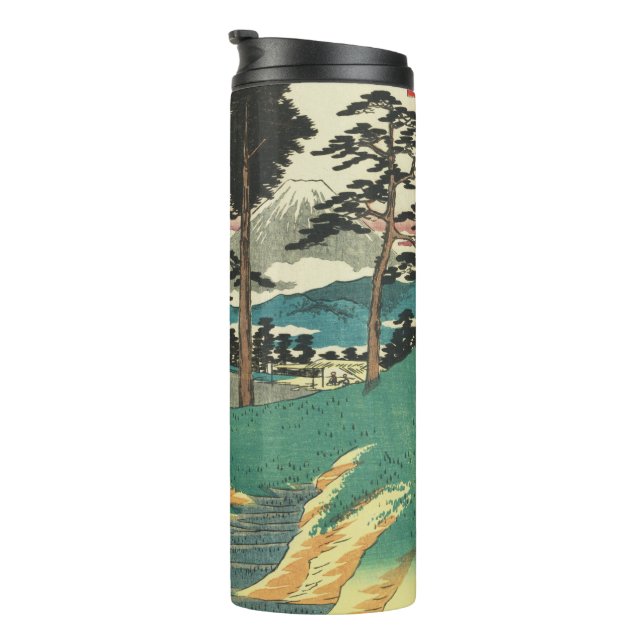 Totsuka, Japan: Vintage Woodblock Print Thermal Tumbler (Rotated Right)
