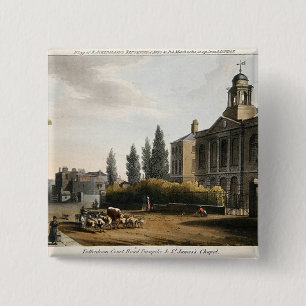 Tottenham Court Road Turnpike 15 Cm Square Badge